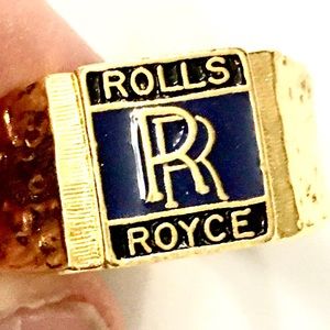 Men’s Gold Plated Rolls Royce Ring